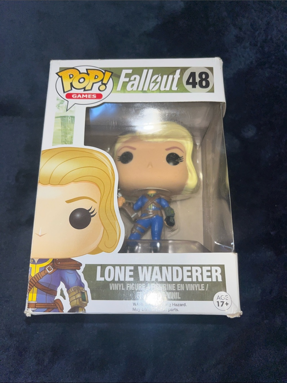 Funko Pop! Fallout Lone Wanderer Blonde in Blue Vault Suit